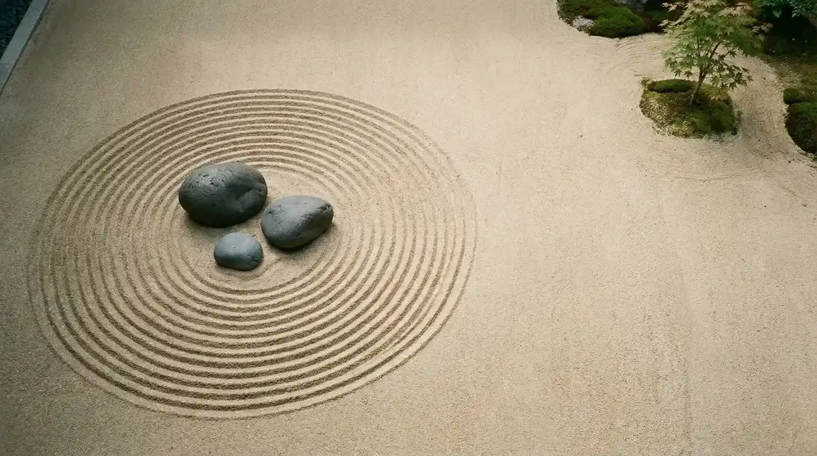 足球博彩 书斋枯山水沙盘全景